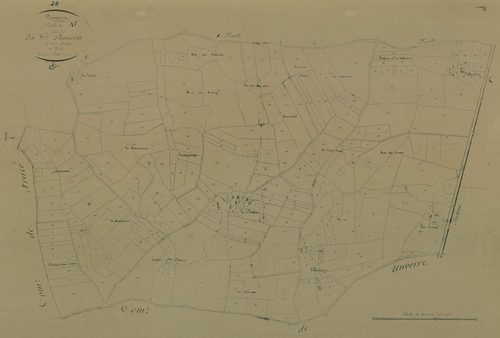 Section A, la Grande Plumerie, feuille 1.