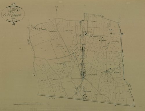 Section A, la Grande Plumerie, feuille 2.