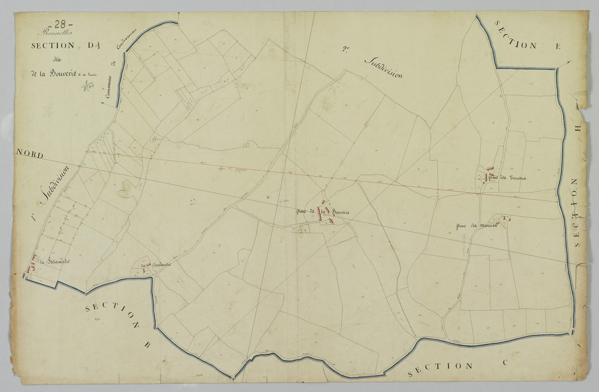 Section D, la Bouverie.