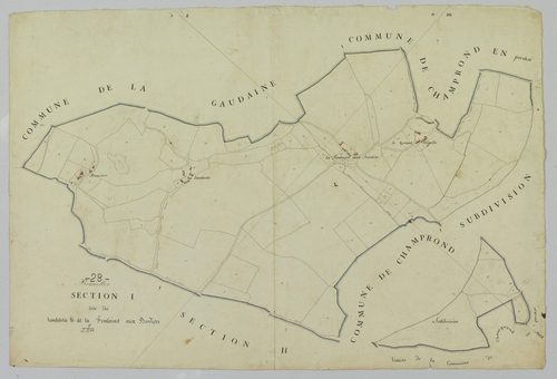 Section I, les Lamberts et la Fontaine aux Bordiers.