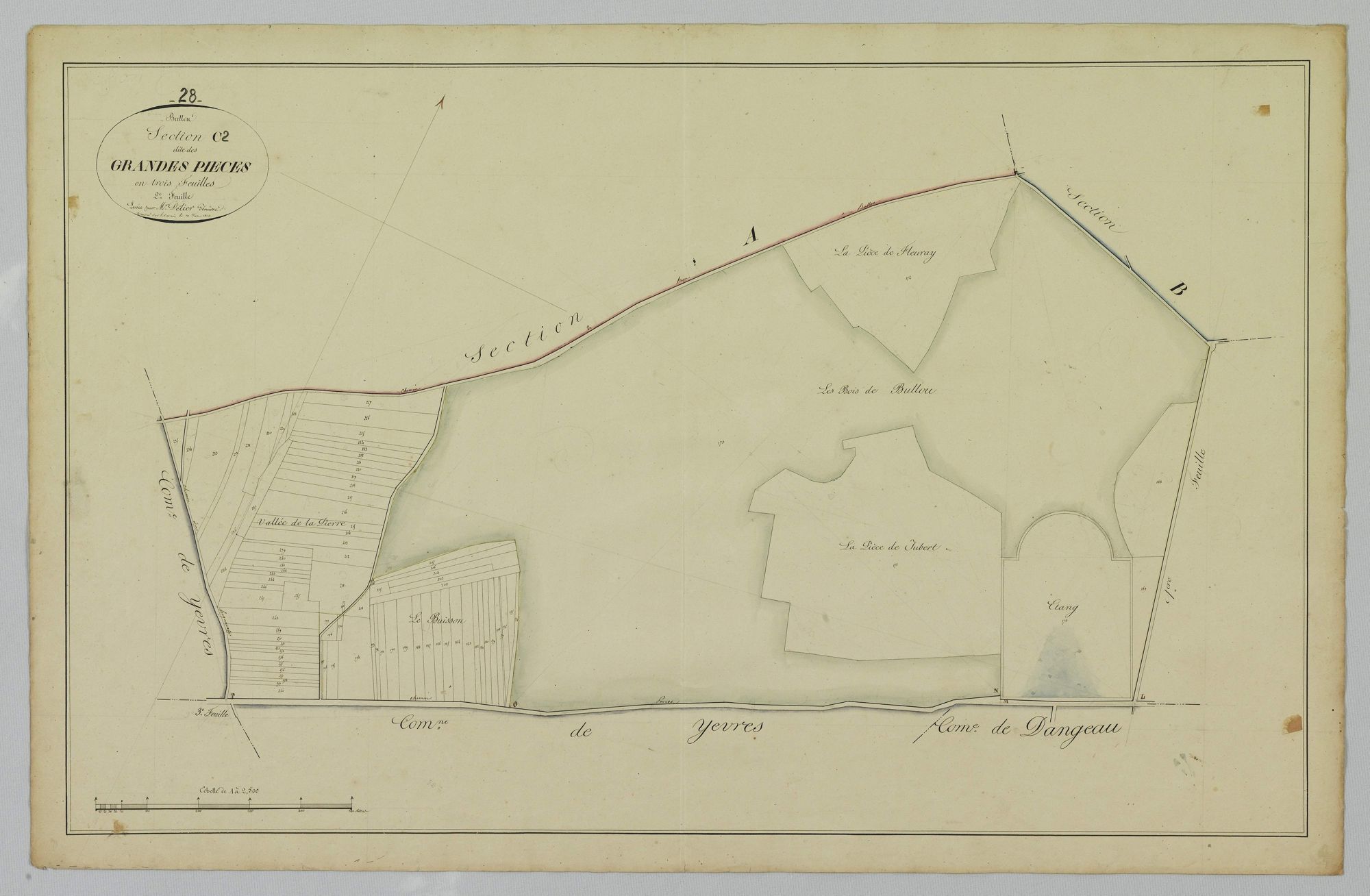 Section C, les Grandes Pièces, feuille 2.