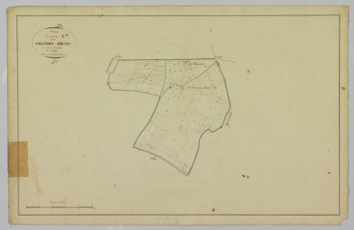 Section C, les Grandes Pièces, feuille 3.