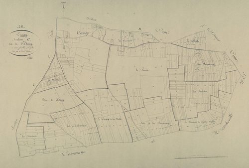 Section C, l'Etang, feuille 1.