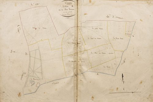 Section B, le Bois Hinoux, en une feuille.