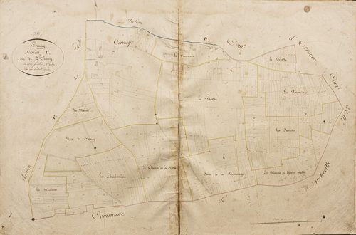 Section C, l'Etang, feuille 1.