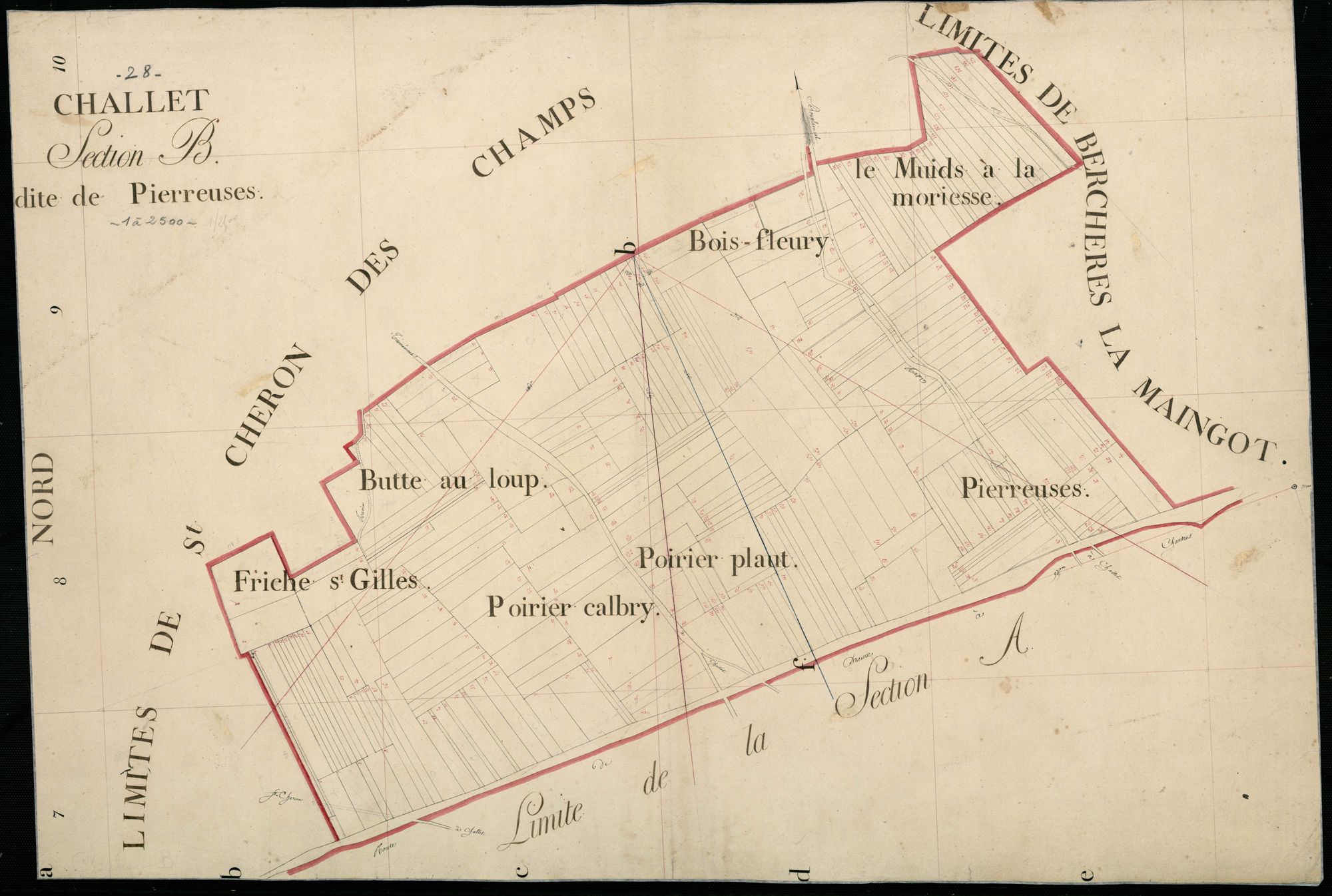 Section B, Pierreuses.