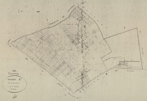 Section A, Vauventrier, feuille 1.