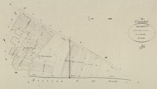 Section C, le Chemin de Namur, feuille 2.