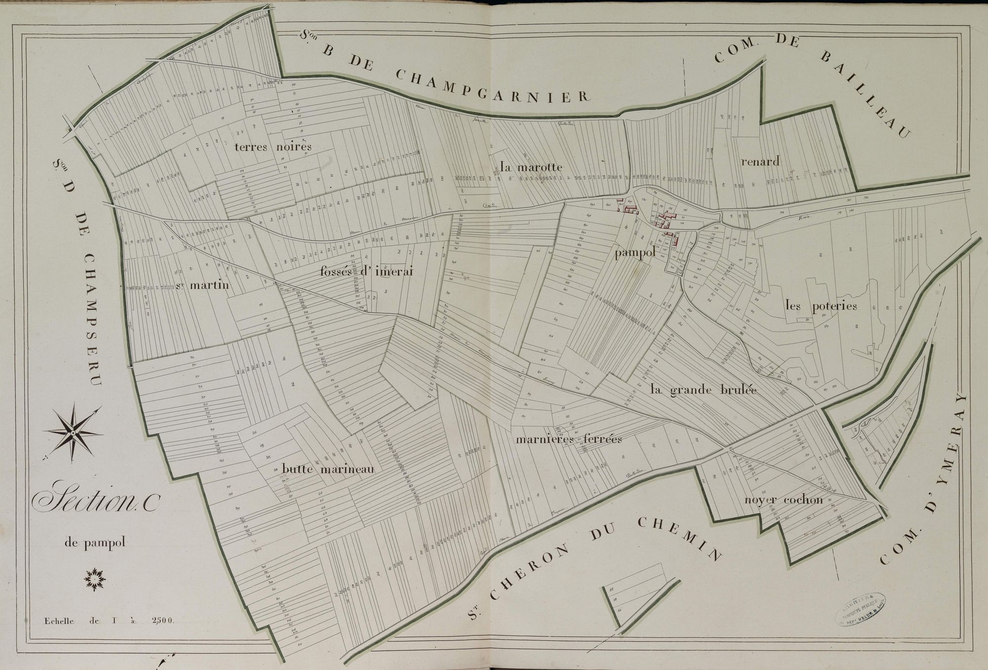 Section C, Pampol, en une feuille.