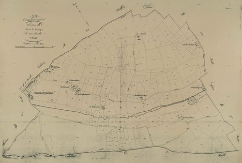 Section B, la Sauvagère, feuille 1.