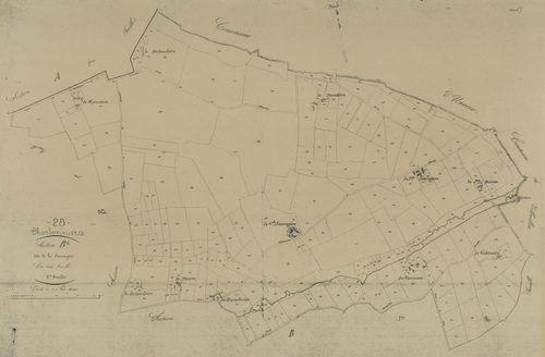 Section B, la Sauvagère, feuille 2.