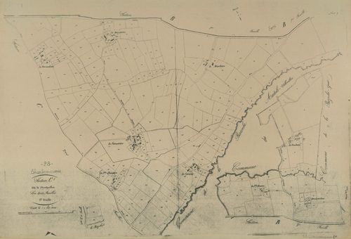 Section C, Montperthui, feuille 1.