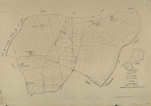 Section C, Montperthui, feuille 2.