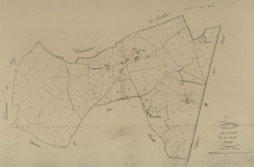 Section C, Montperthui, feuille 3.