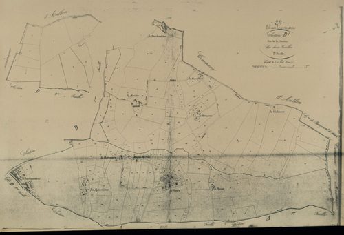 Section D, la Morière, feuille 1.
