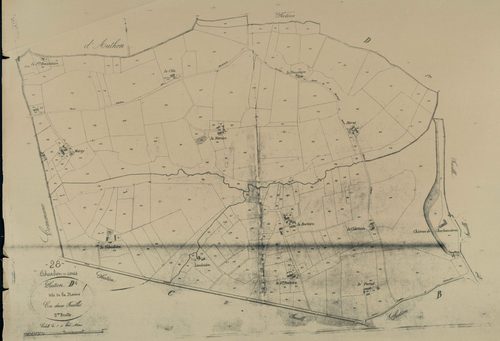 Section D, la Morière, feuille 2.