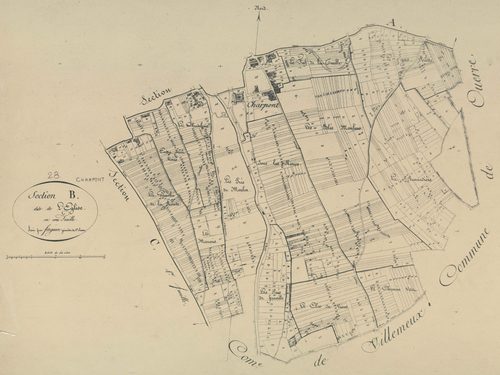Section B, l'Eglise, en une feuille.