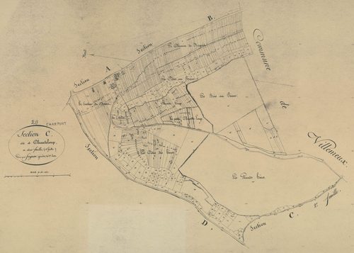 Section C, Chanteloup, feuille 1.