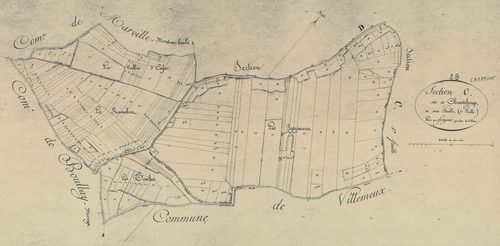 Section C, Chanteloup, feuille 2.