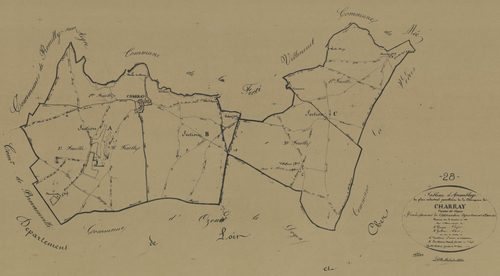 Tableau d'assemblage du plan parcellaire.