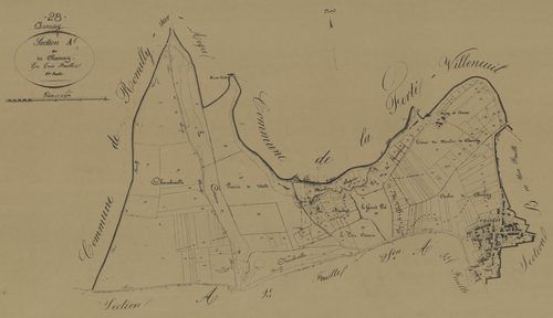 Section A, Charray, feuille 1.
