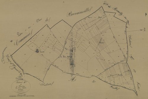 Section A, Charray, feuille 2.