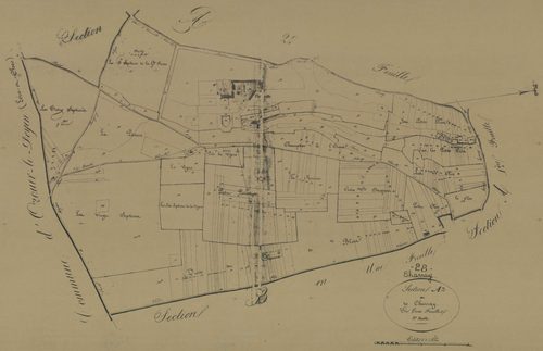 Section A, Charray, feuille 3.