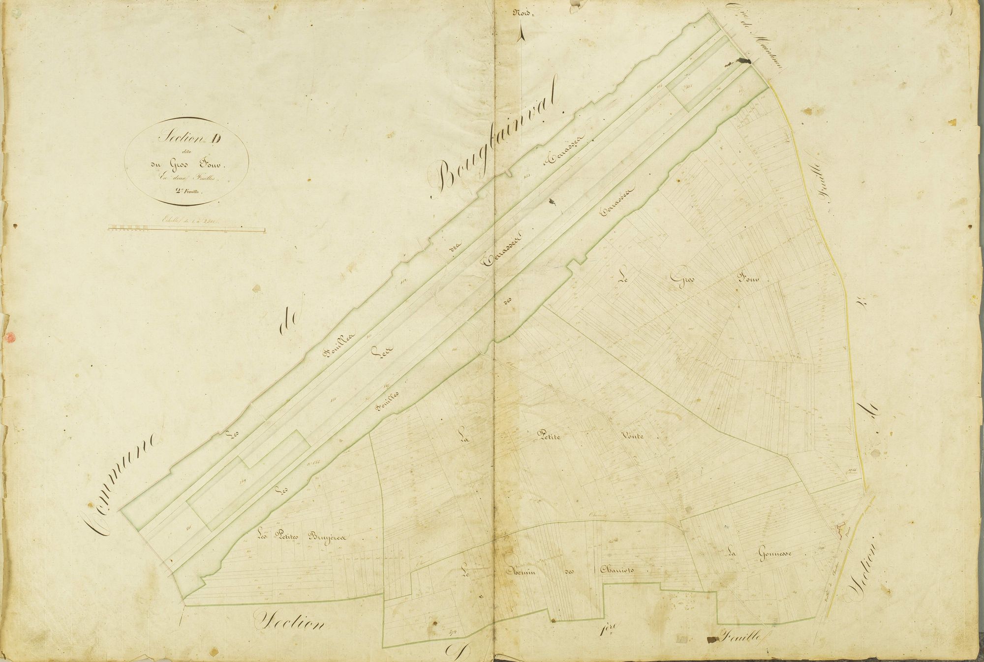 Section D, le Gros Four, feuille 2.