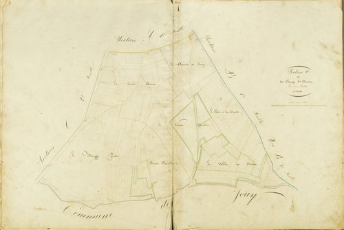 Section C, les Champs Saint-Martin, feuille 1.