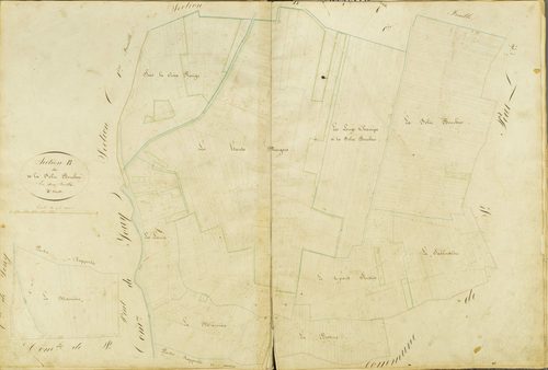 Section B, la Folie Boucher, feuille 2.