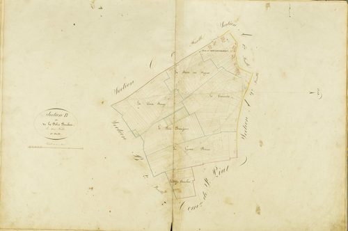 Section B, la Folie Boucher, feuille 1.