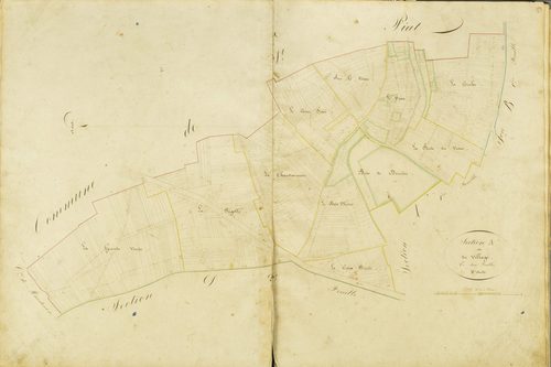 Section A, le Village, feuille 2.