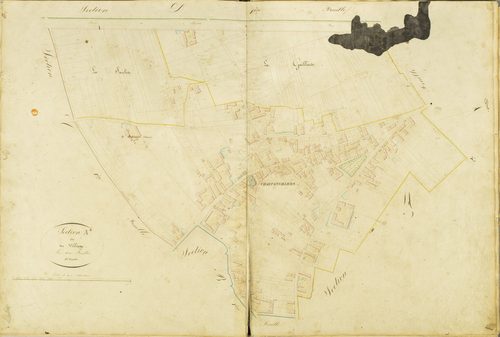 Section A, le Village, feuille 1.