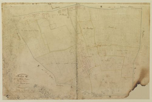 Section G, le Puits Drouet, en une feuille / Levée par Lelouatre, Géomètre.