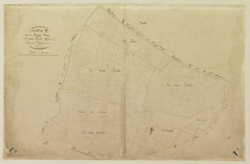 Section T, Saint-Jean, feuille 2 / Levée par Dufour, Géomètre.