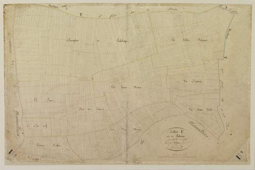 Section U, les Poteries, feuille 2 / Levée par Dufour, Géomètre.