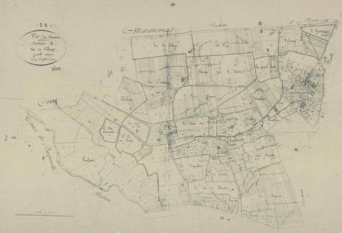 Section A, le Village, en une feuille.