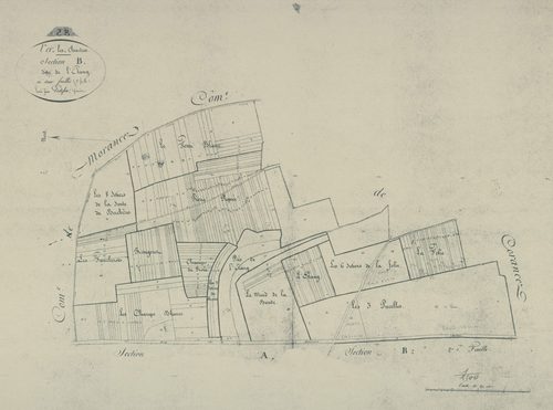Section B, l'Etang, feuille 1.