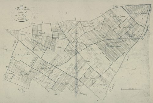 Section C, l'Oreau, en une feuille.