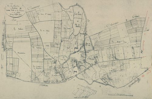 Section D, la Friche et la Varenne, en une feuille.