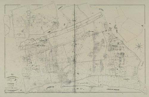 Section B, l'Eglise, en une feuille.