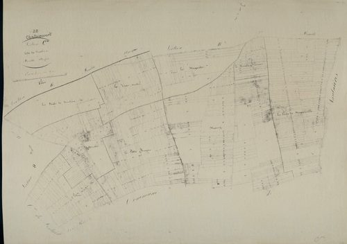 Section C, Groslière, en une feuille.
