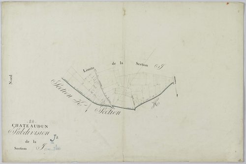 Subdivision de la section J, feuille 2.