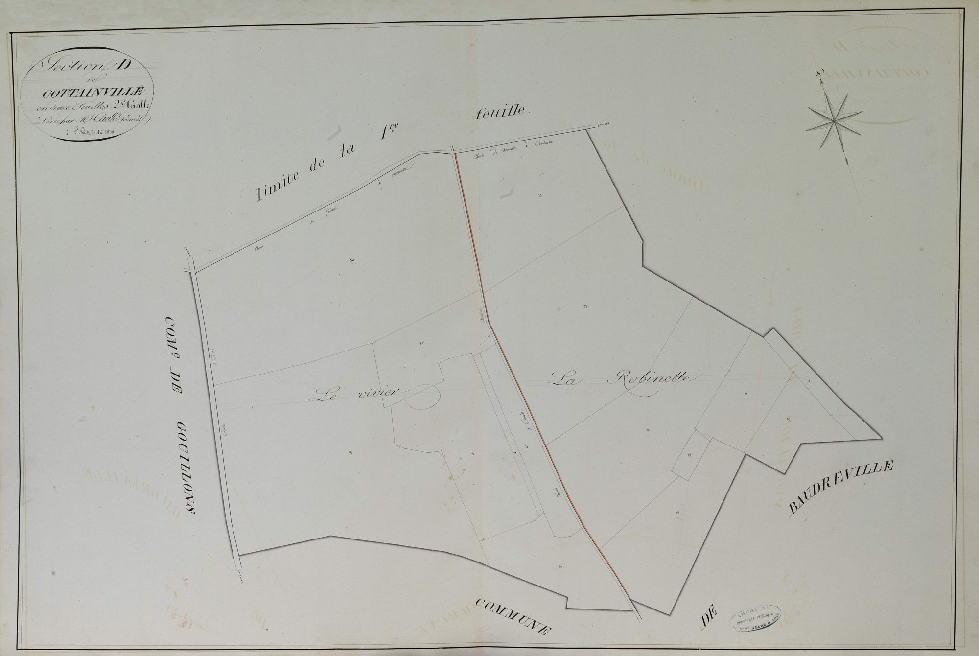 Section D, Coltainville, feuille 2.