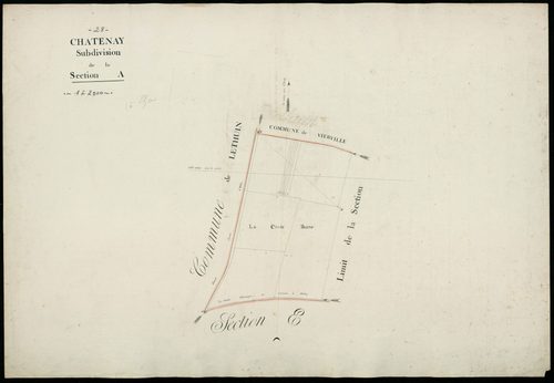 Subdivision de la section A, feuille 2.