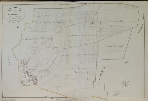 Section B, la Motte, en une feuille.