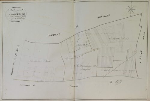 Section A, la Croix Bute, feuille 1.