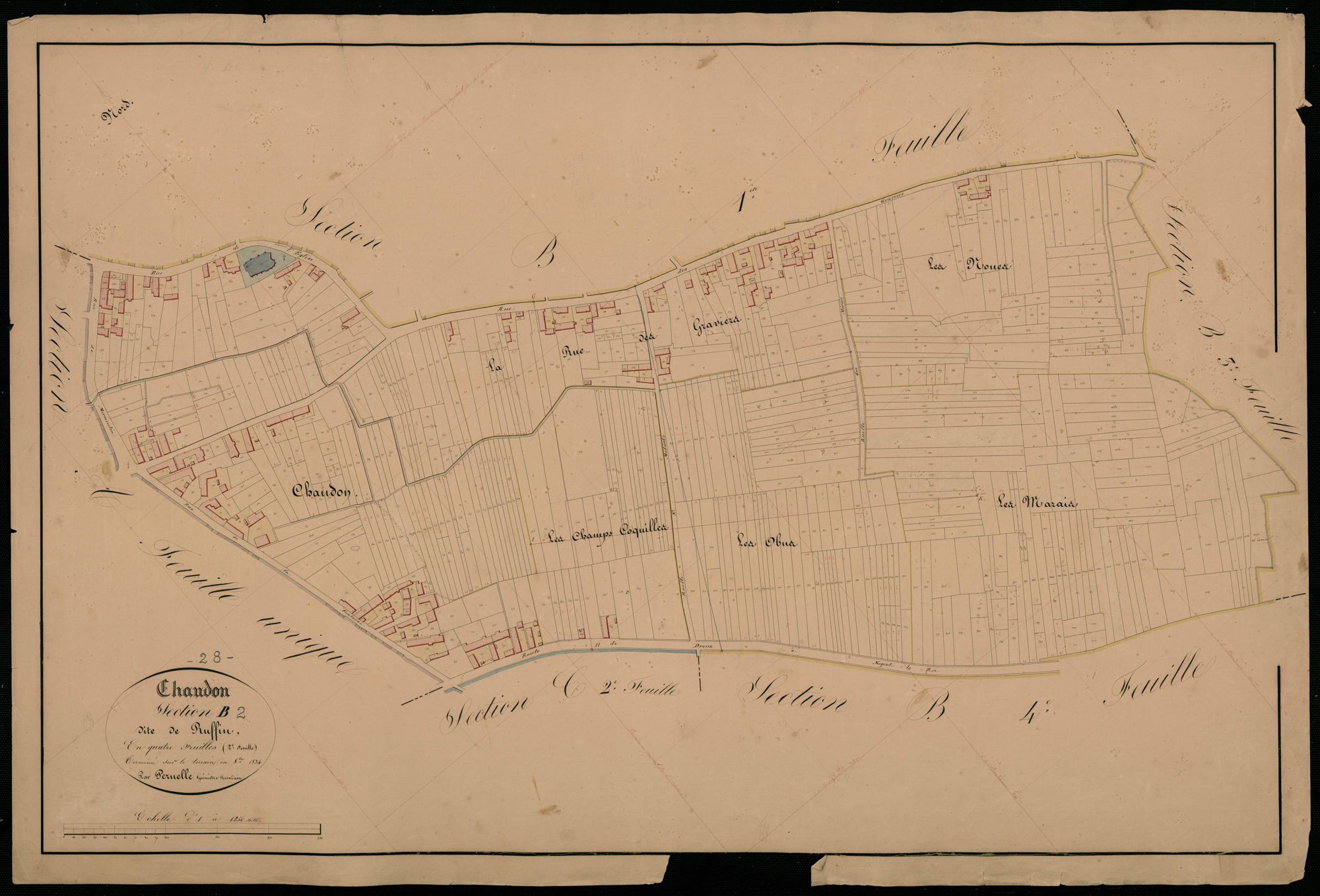 Section B, Ruffin, feuille 2.