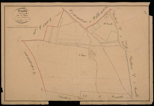 Section D, le Héleau, feuille 1.