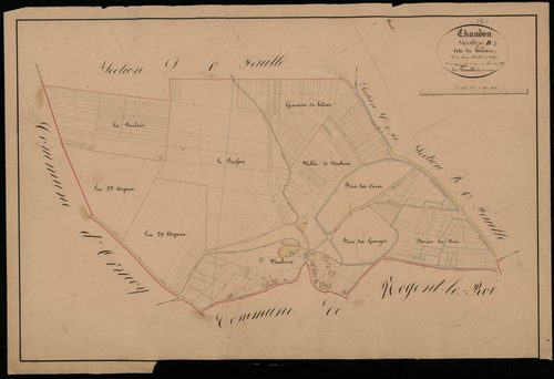 Section D, le Héleau, feuille 2.